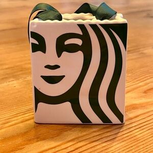 Starbucks Bag Ceramic Ornament